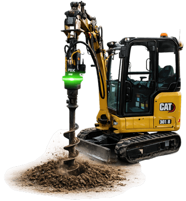 Konstrukcje sadownicze — wiercenie otworów pod słupy wiertnicą z systemem pionowania Lublin